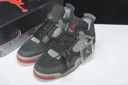 Hyperoad OF  'BRED' X JORDAN AIR 2020 4 RED BLACK 1008
